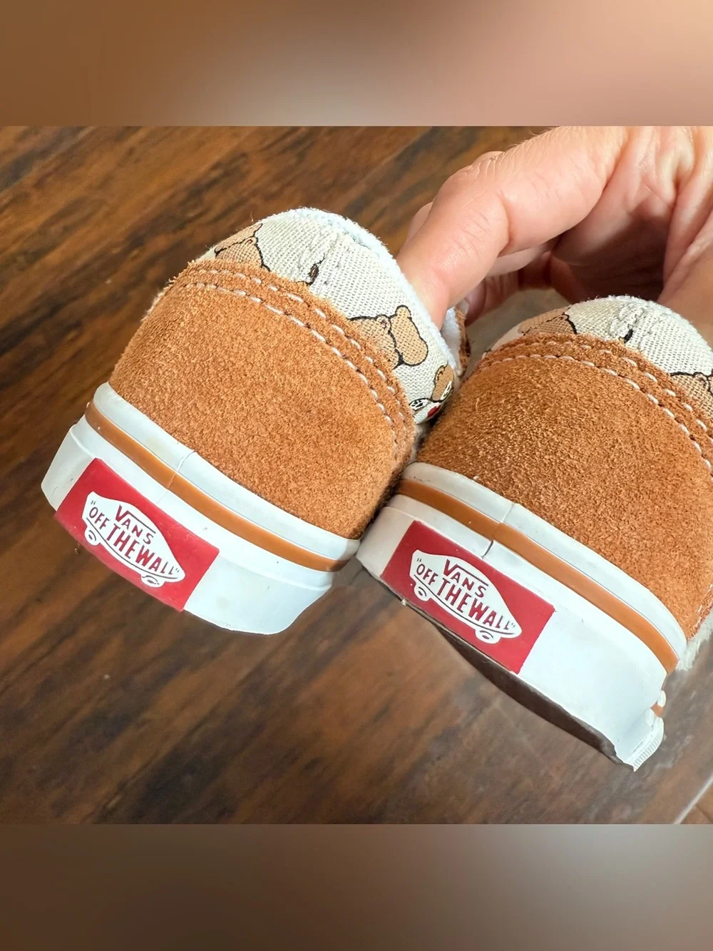 Vans Toddler's Old Skool V teddy Bear Hugs size 6
